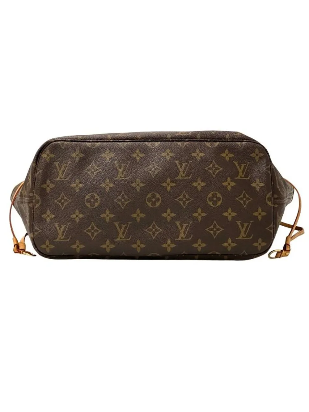 Louis Vuitton Monogram Tote Neverfull MM Brown Shoulder